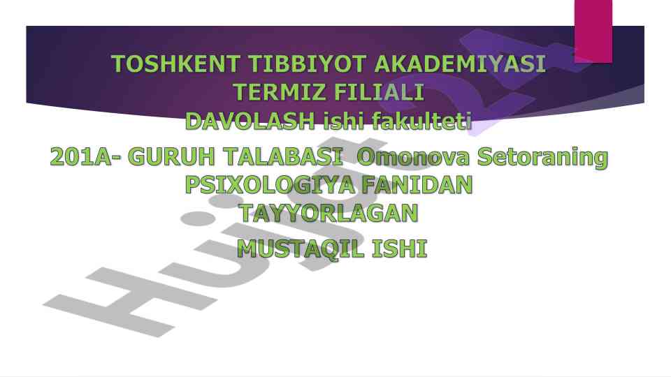 Xarakter aksentuatsiyasi va uning meyyorlashtirish usullari