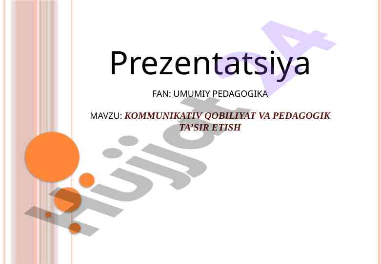 Kommunikativ qobiliyat va pedagogik ta’sir etish