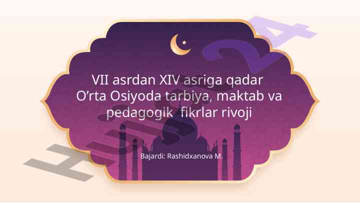 Qur’onning ahloqiy ta’limotlari va tarbiya rivoji