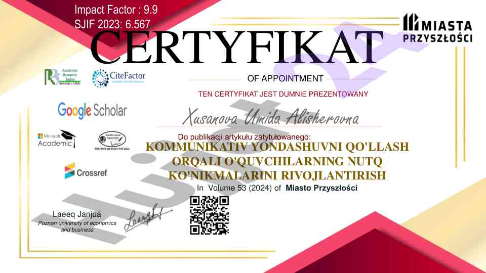 Komunikativ yondashuvni qo'llash o'quvchilar bilan