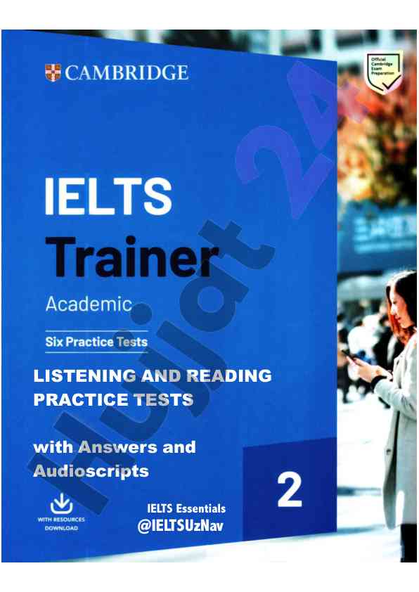 Listening and reading practice tests for ielts