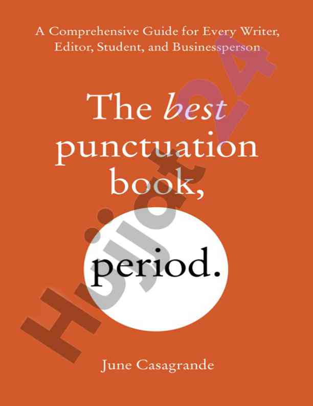 The best punctuation book period comprehensive guide