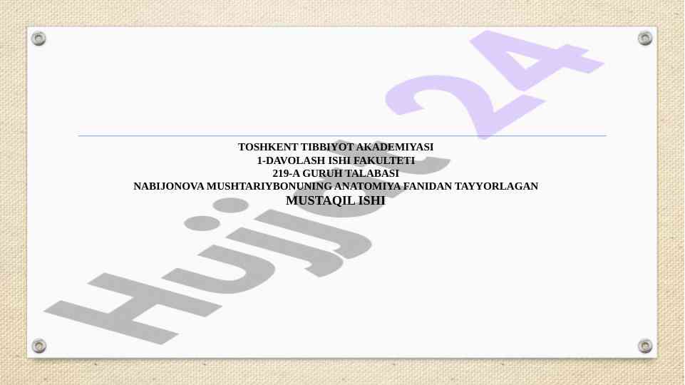 Vegetativ nerv tizimining simpatik va parasimpatik qismi