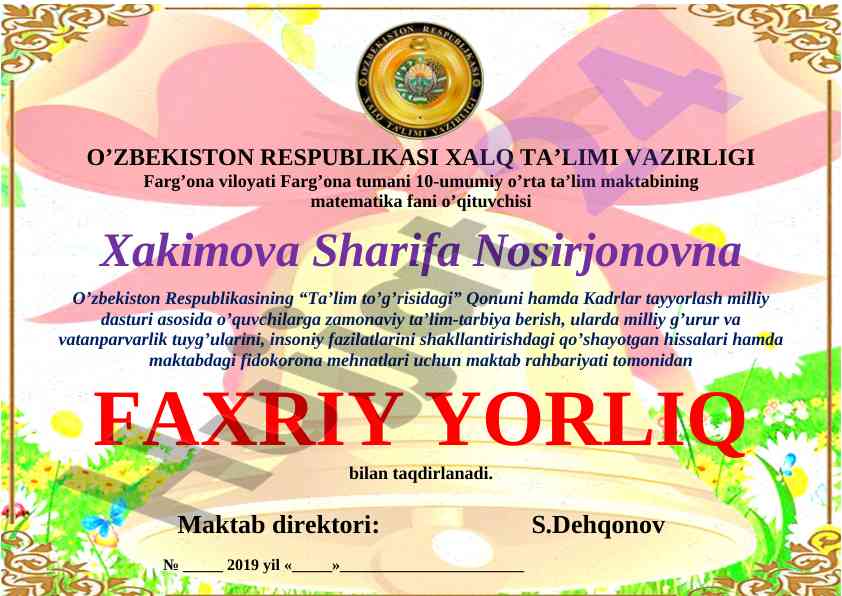 Zamonaviy ta’lim tarbiya berish usullari