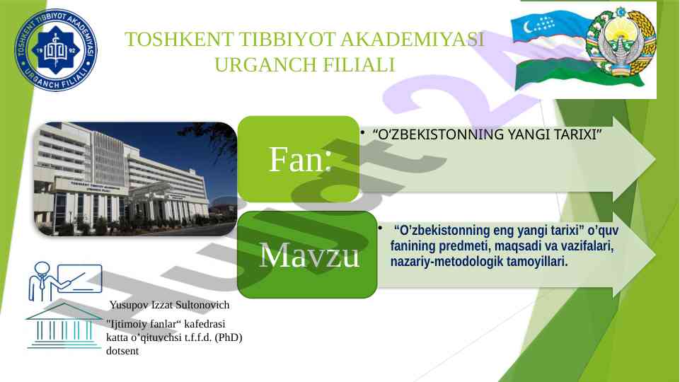 O'zbekiston tarixida ijtimoiy-siyosiy jarayonlar