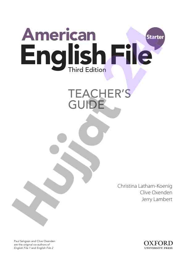 English file teacher’s guide third edition