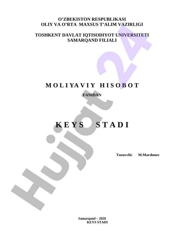 Buxgalteriya balansi mavzusida pedagogik annotatsiya