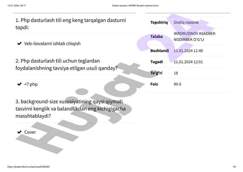 Html va javascript asoslari uchun qo‘llanma