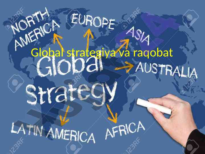 Global strategiya va raqobat asosiy elementlar