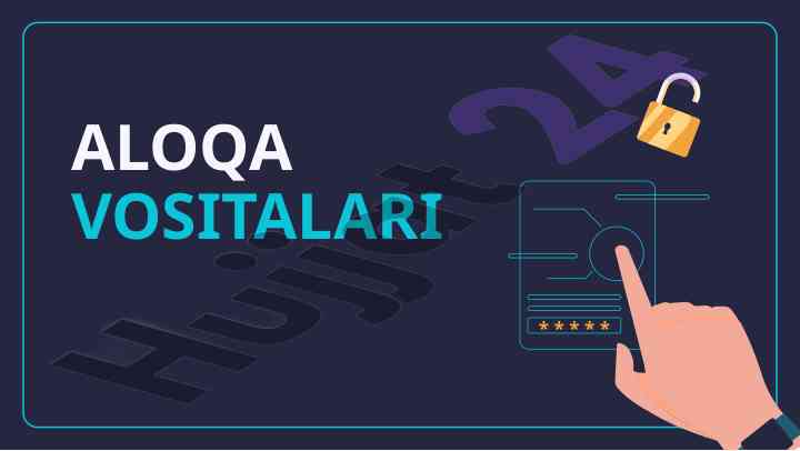 Aloqa vositalari tarmoq ishida asosiy rol