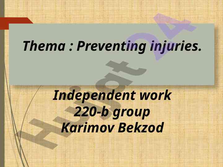 Preventing injuries through effective strategies