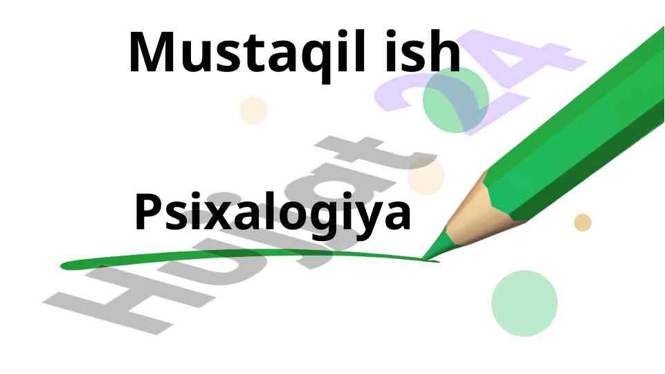 Psixalogiyada o'z-o'zi bilan muloqotning ahamiyati
