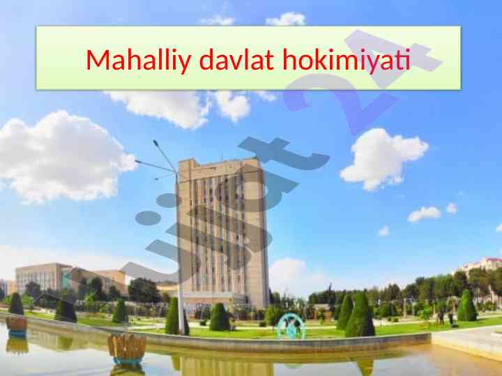 Mahalliy davlat hokimiyati qonuni tahlili