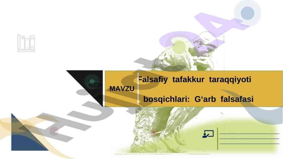 Falsafiy tafakkur taraqqiyoti bosqichlari