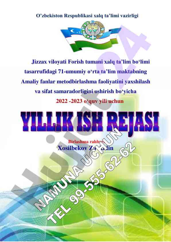 Amaliy fanlar metodbirlashma faoliyatini yaxshilash