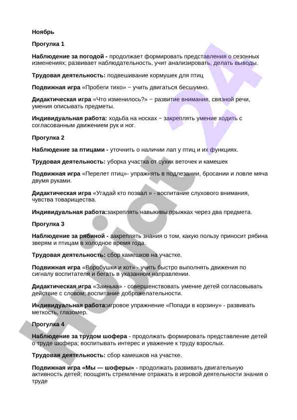 Наблюдение за погодой и птицами в образовательном процессе