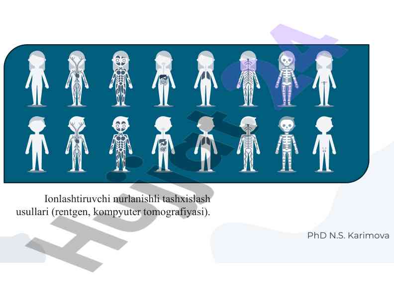 Ionlashtiruvchi nurlanishli tashxislash usullari