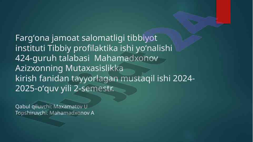 Asosiy ozuqaviy moddalar biologik roli