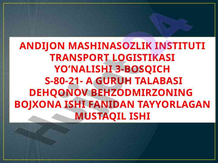 Tashqi iqtisodiy faoliyat tovar nomenklaturasi