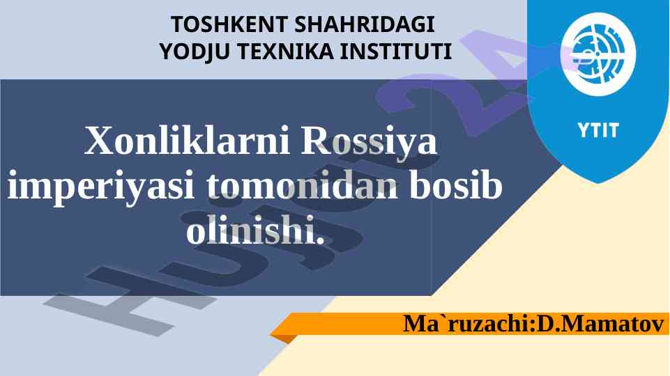 Rossiya imperiyasi va turkiston bosib olishi
