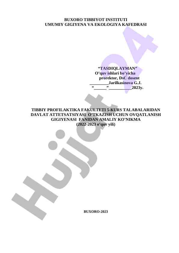 Amaliy ko'nikmalar bo'yicha savollar