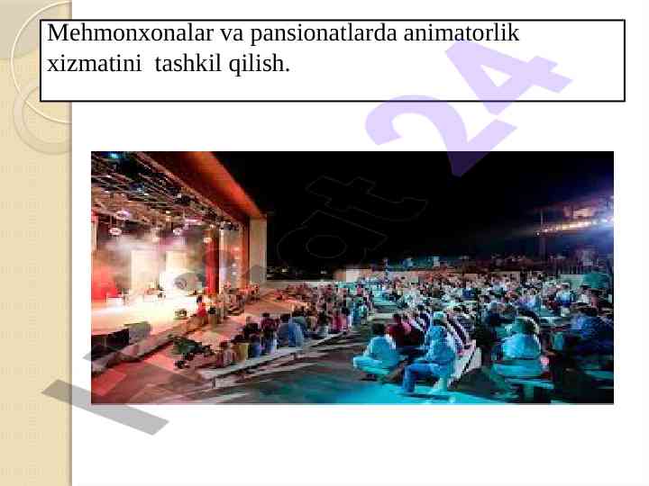 Mehmonxona animatsiyasi dars ishlanmasi
