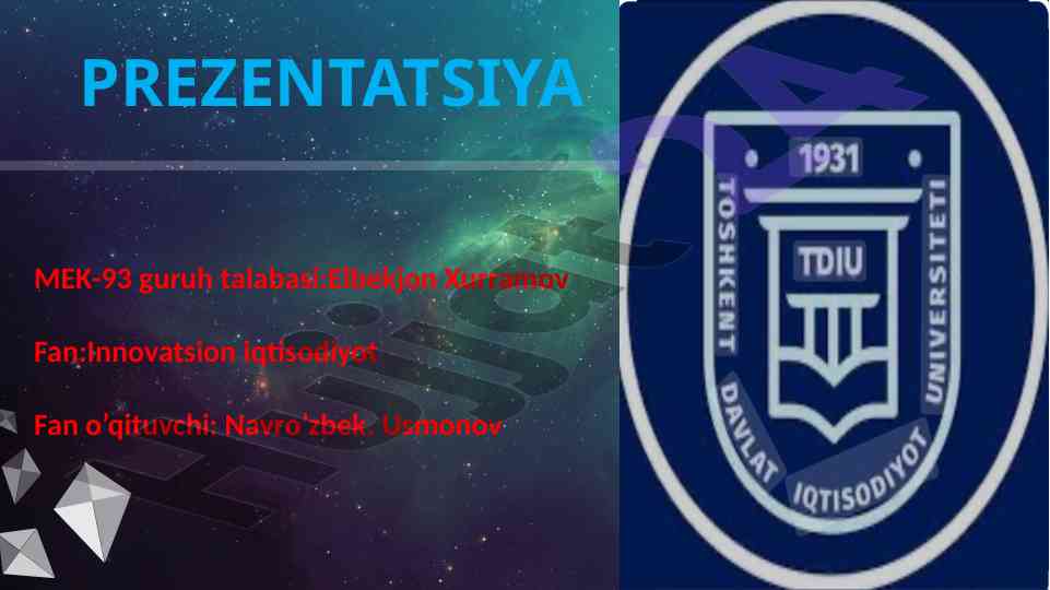 Intellektual mulk ob’ektlari va ularni himoyalash