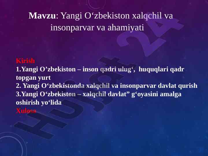 Yangi o'zbekiston va xalqchil davlat qurish strategiyasi