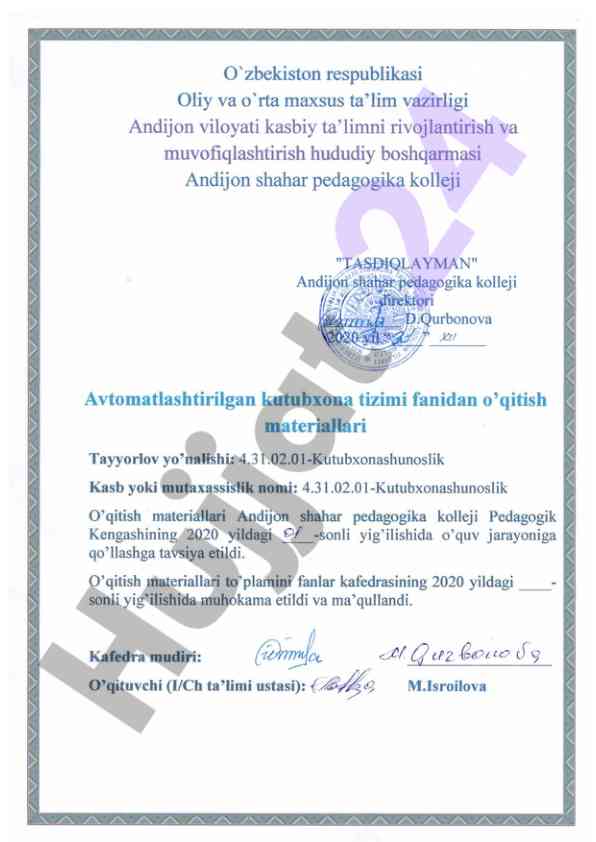 Fanning maqsadi va vazifalari