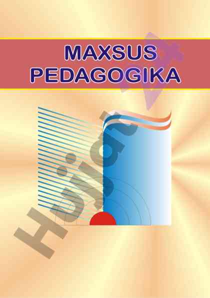 Maxsus pedagogika darsligi uchun kasb-hunar kollejlari