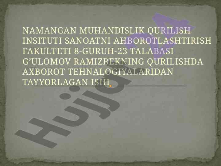 Microsoft word dasturi haqida ma'lumotlar