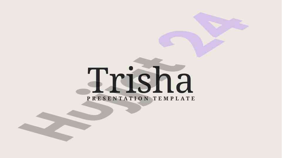 Presentation template for effective communication