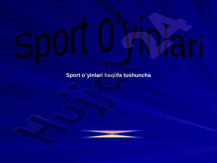 Futbol o'yinlari va qoidalari haqida tushunchalar