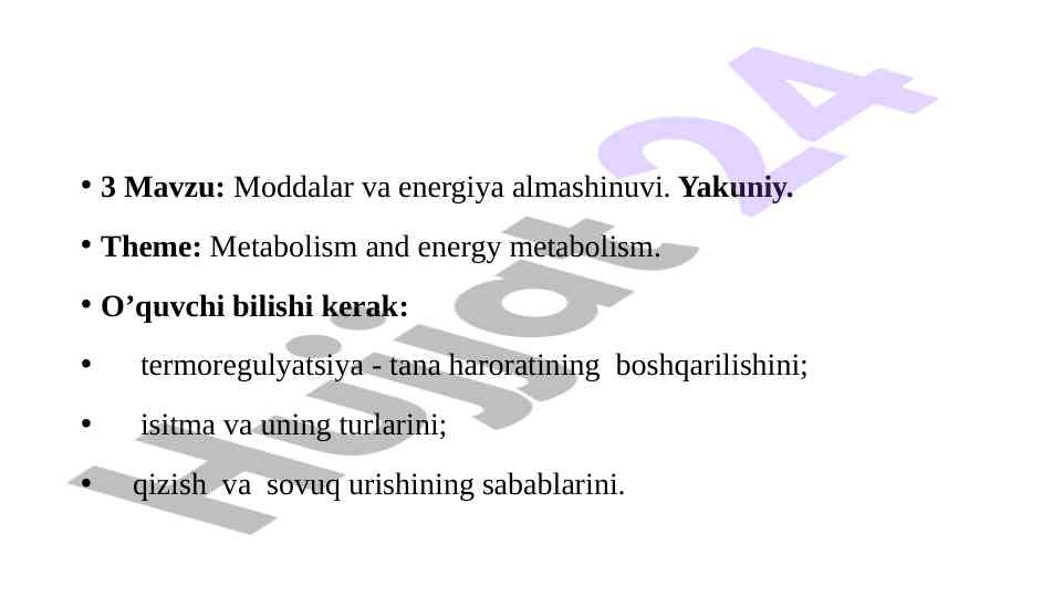 Moddalar va energiyalarning almashinuvi