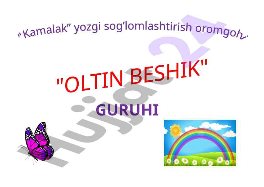 Guruhlarda ingliz tili va rus tili o‘rganish