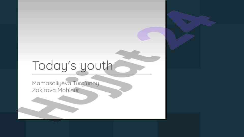 Youth today: digital media in youth services