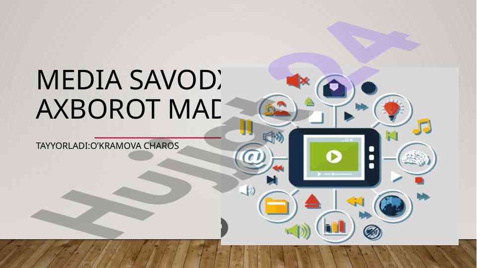 Media savodxonligi va axborot madaniyati