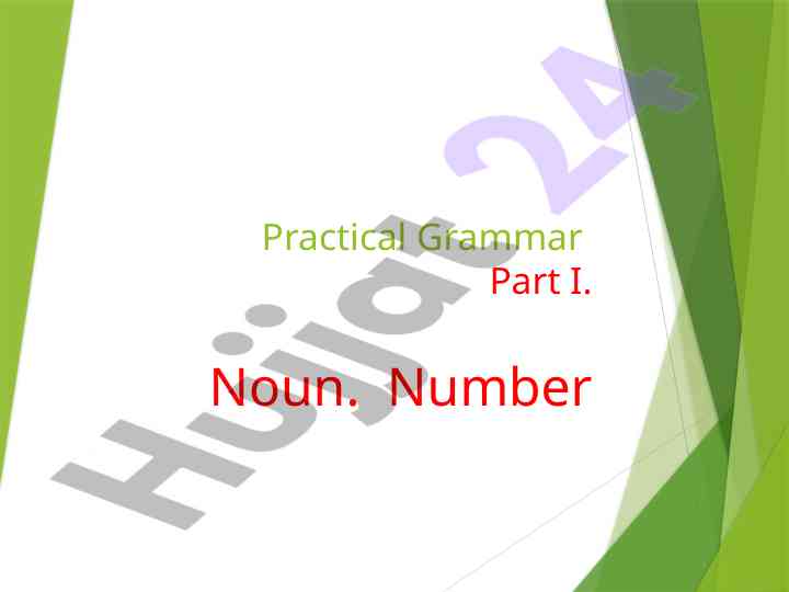 Practical grammar noun classes and their functions