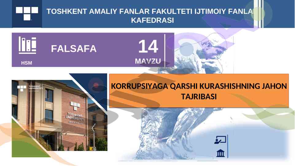 Korrupsiyaga qarshi kurash: dunyo tajribasi