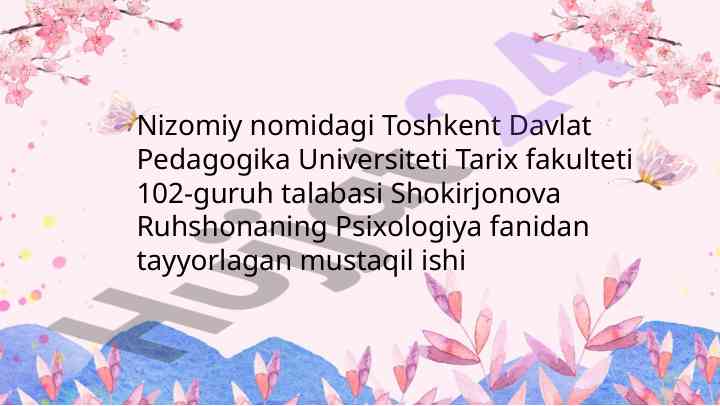 Muloqot psixologiyasi uchin muhim asosiy elementlar