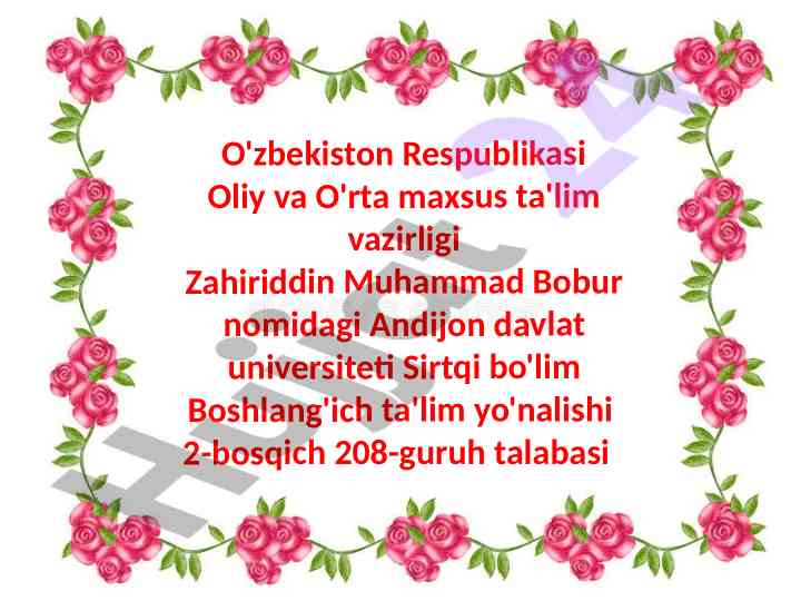 Boshlang'ich ta'limda innovatsion yondashuvlar
