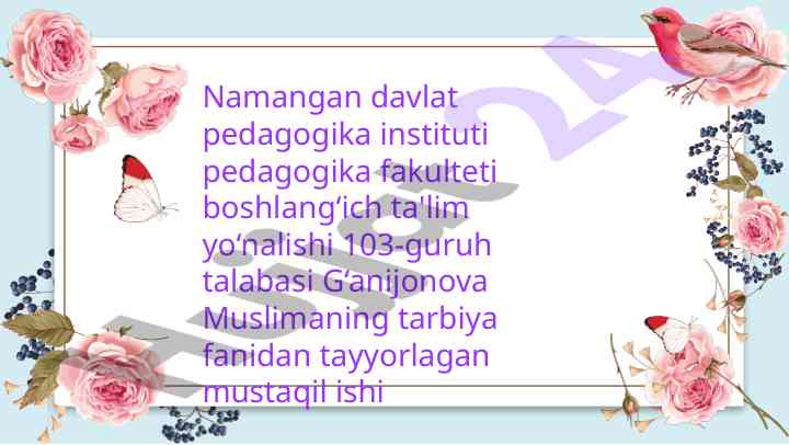 Ota-onalar bilan hamkorlikni yo‘lga qo‘yish