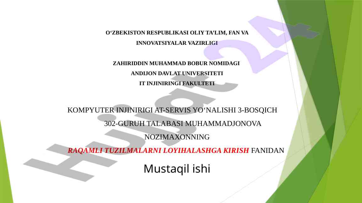 Kvant kompyuterlar va raqamli tizimlarda ishlatilishi