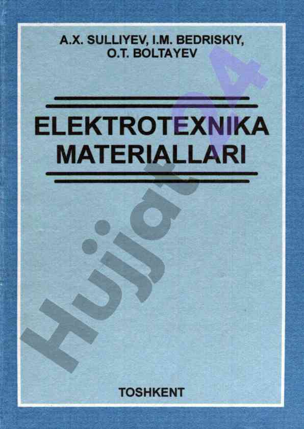 Elektrotexnika materiallari darsligi