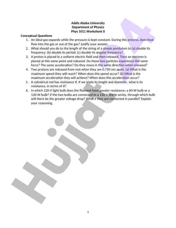 Gazning tashqi ta'siri va pendulum fizikasi