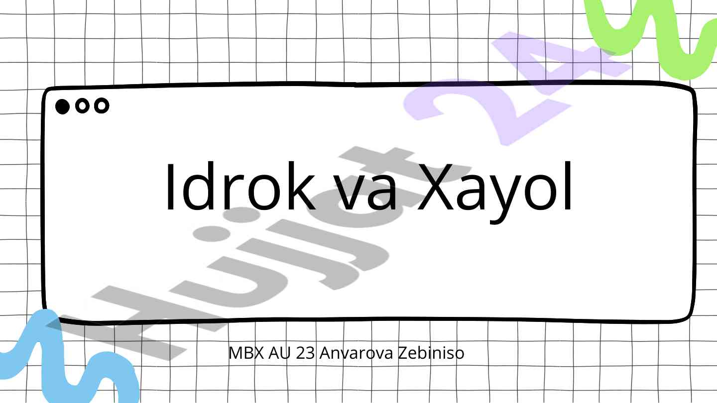 Idrok va xayolning psixik jarayonlardagi roli