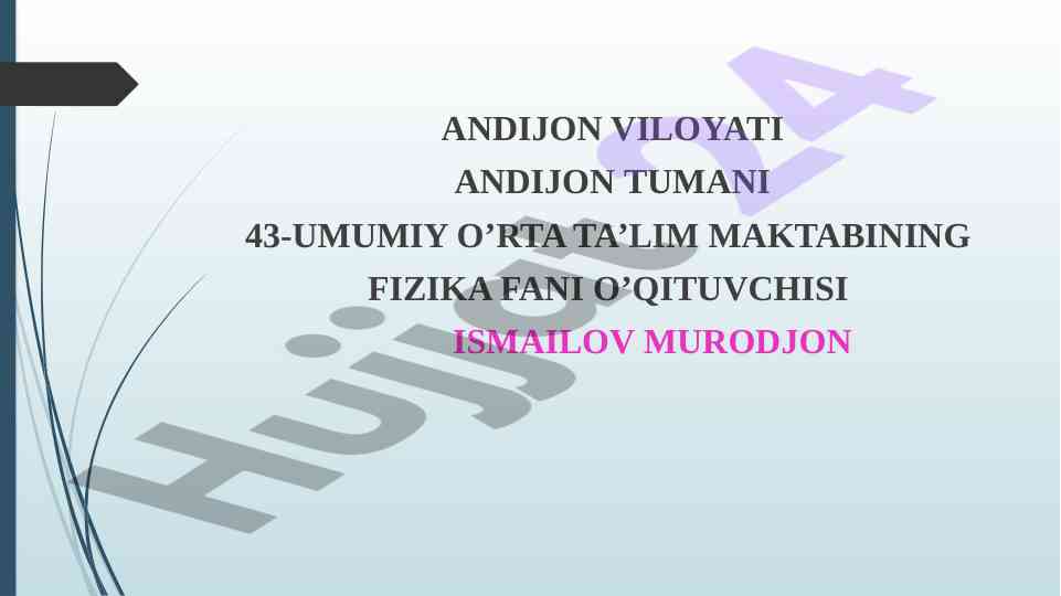 Tebranishlarni grafik ravishda tasvirlash