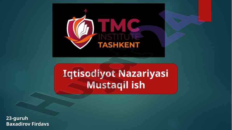 Yalpi talab va yalpi taklif tushunchalari