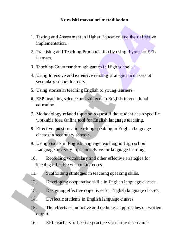 Effective english language teaching strategies and techniques