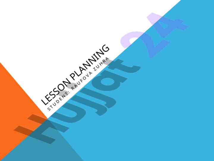 Effective lesson planning strategies for educators